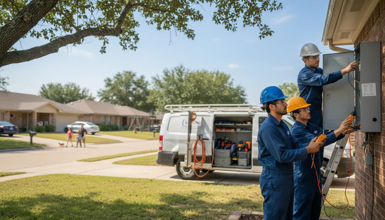 Certified electrician providing emergency electrical services in Leonard, MN